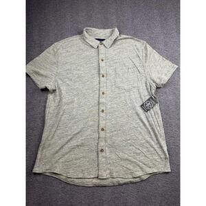 Lucky Brand Men's NEW Button-Up Shirt Heather Gray Size XL